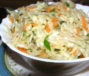 Amazingly tasty and simple white cabbage salads